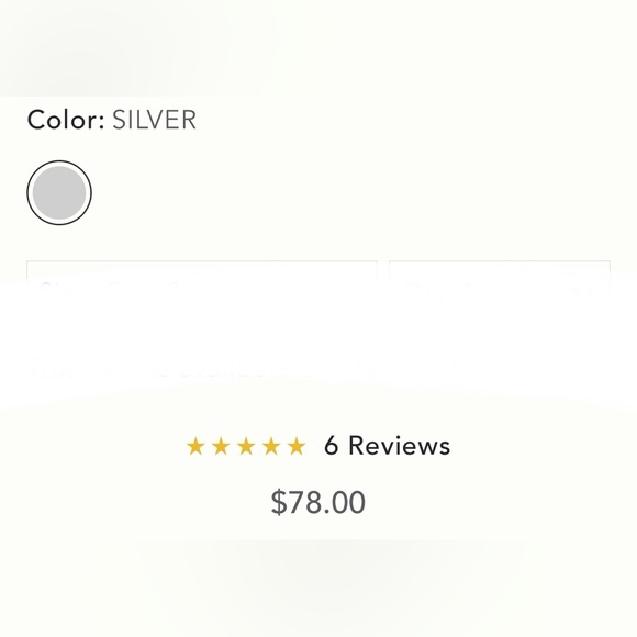 Shashi fallen leaf crystal earring - Picture 4 of 5